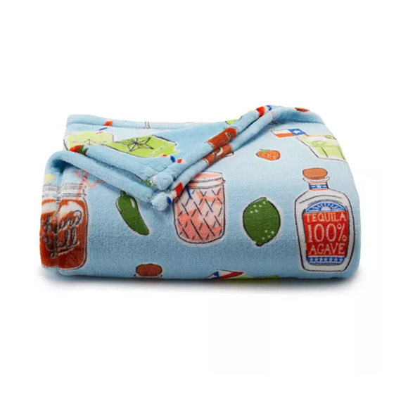 The Big One "Texas Margarita" Oversized Plush Throw - Picture 1 of 3